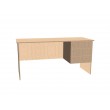 Panel End Desk with built in drawers